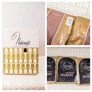 Vintage Nationals 3 Pack, Size 2x Hosiery, Woodbeige Taupe Color, 1970s Hosiery​